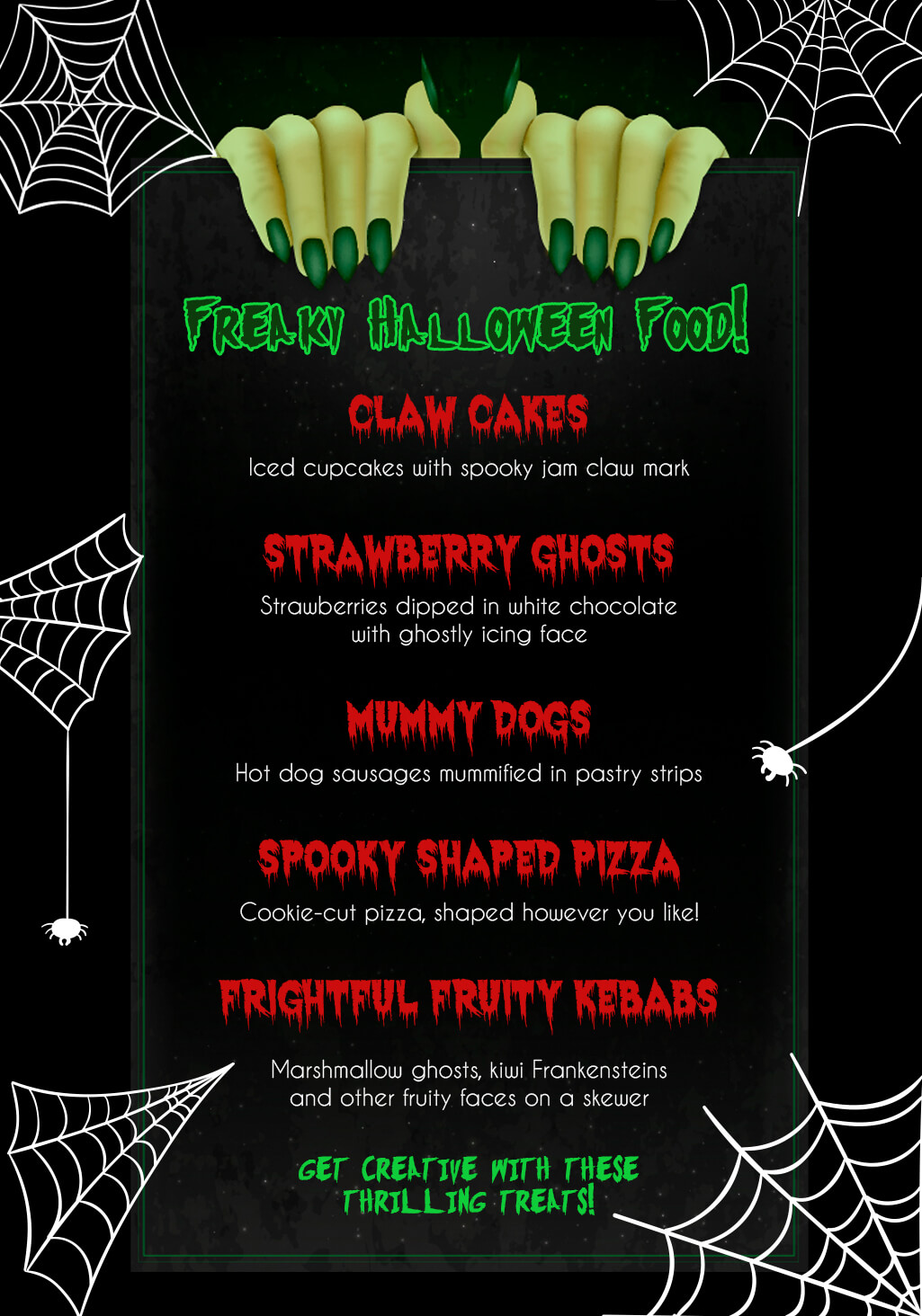 Halloween Menu