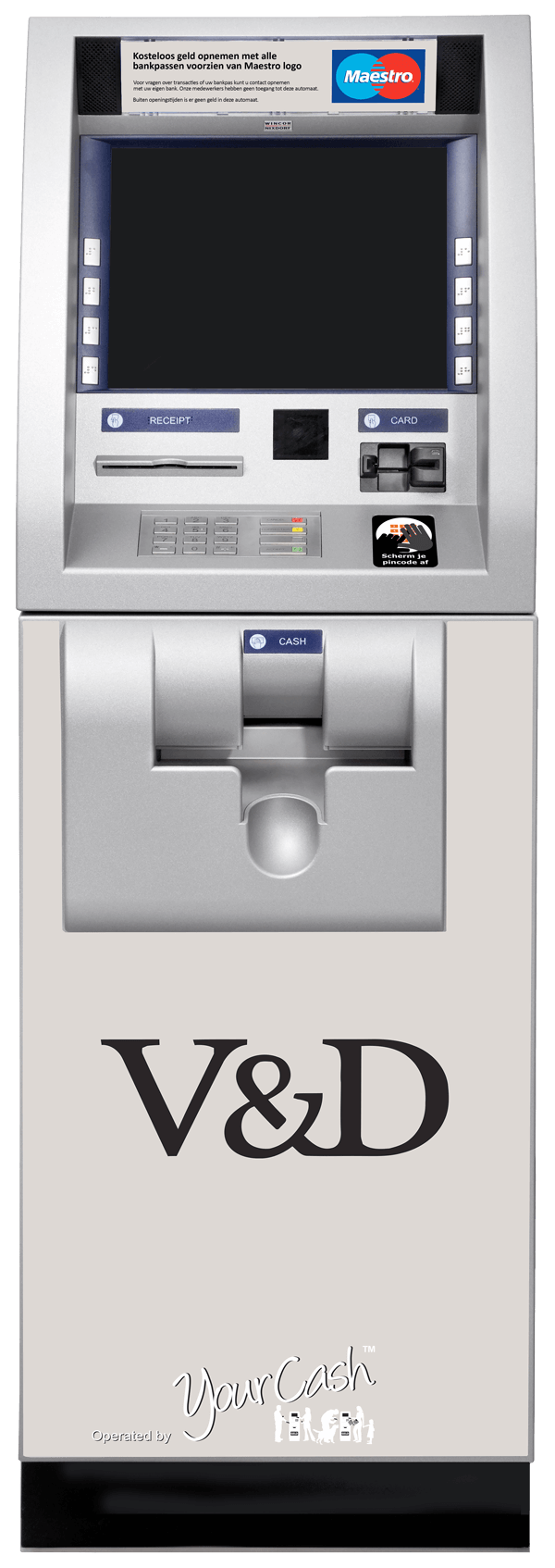 V&D Geldautomaat YourCash